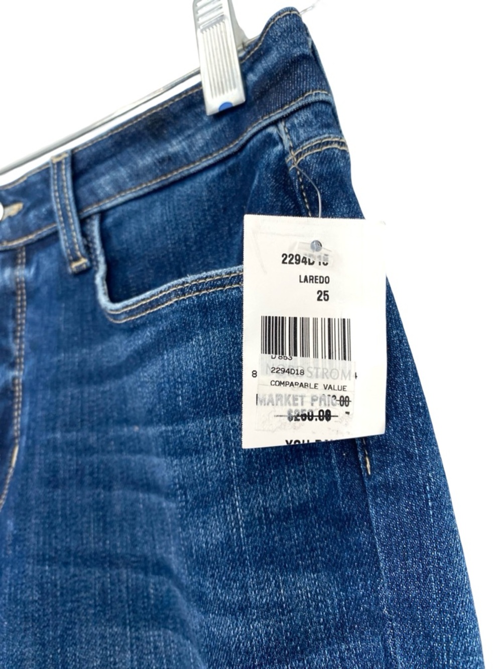 L’AGENCE Jeans Women's Size 25 Margot Mirage Blue Mid Rise Skinny New - Picture 3 of 7